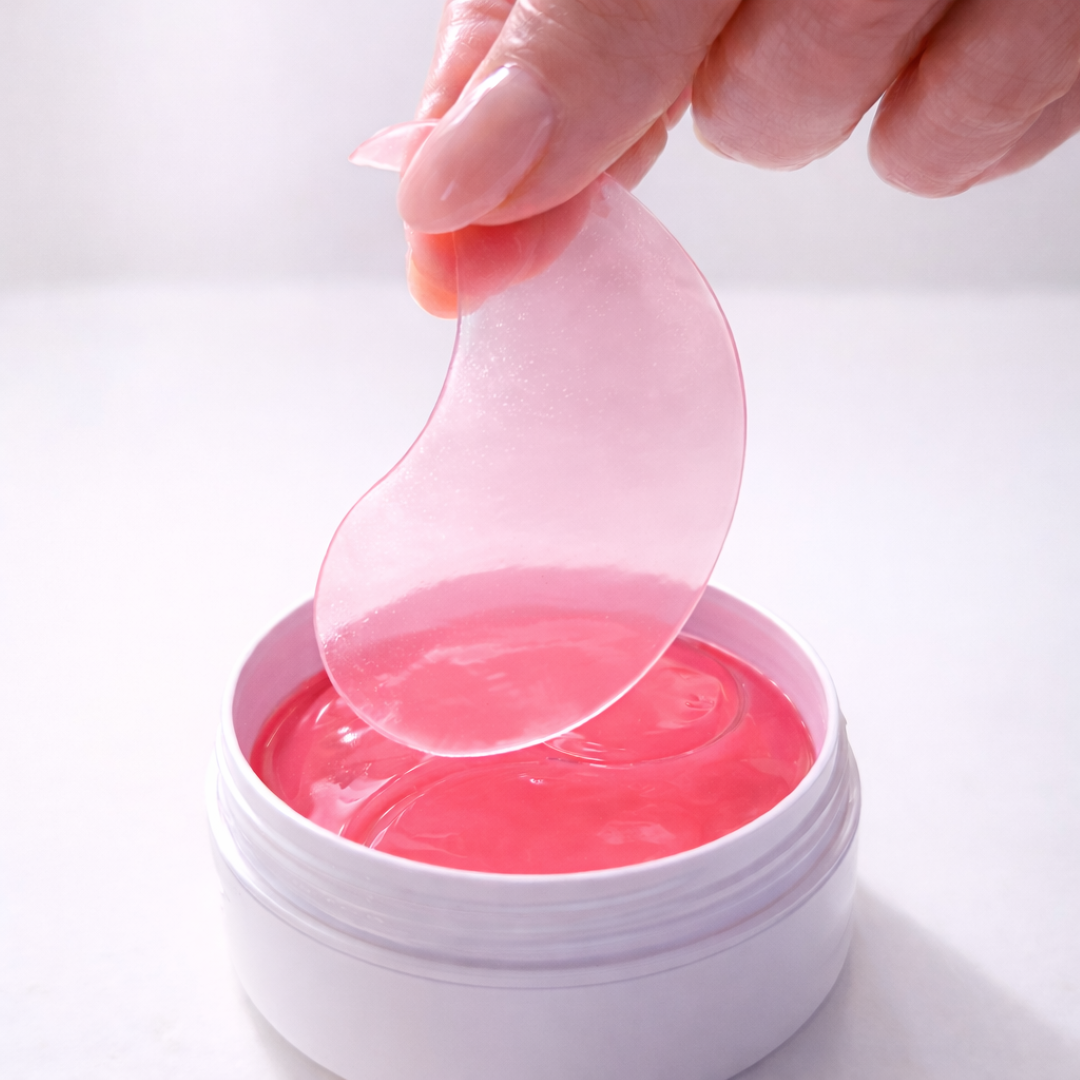 Patchs hydrogel anti-cernes au collagène
