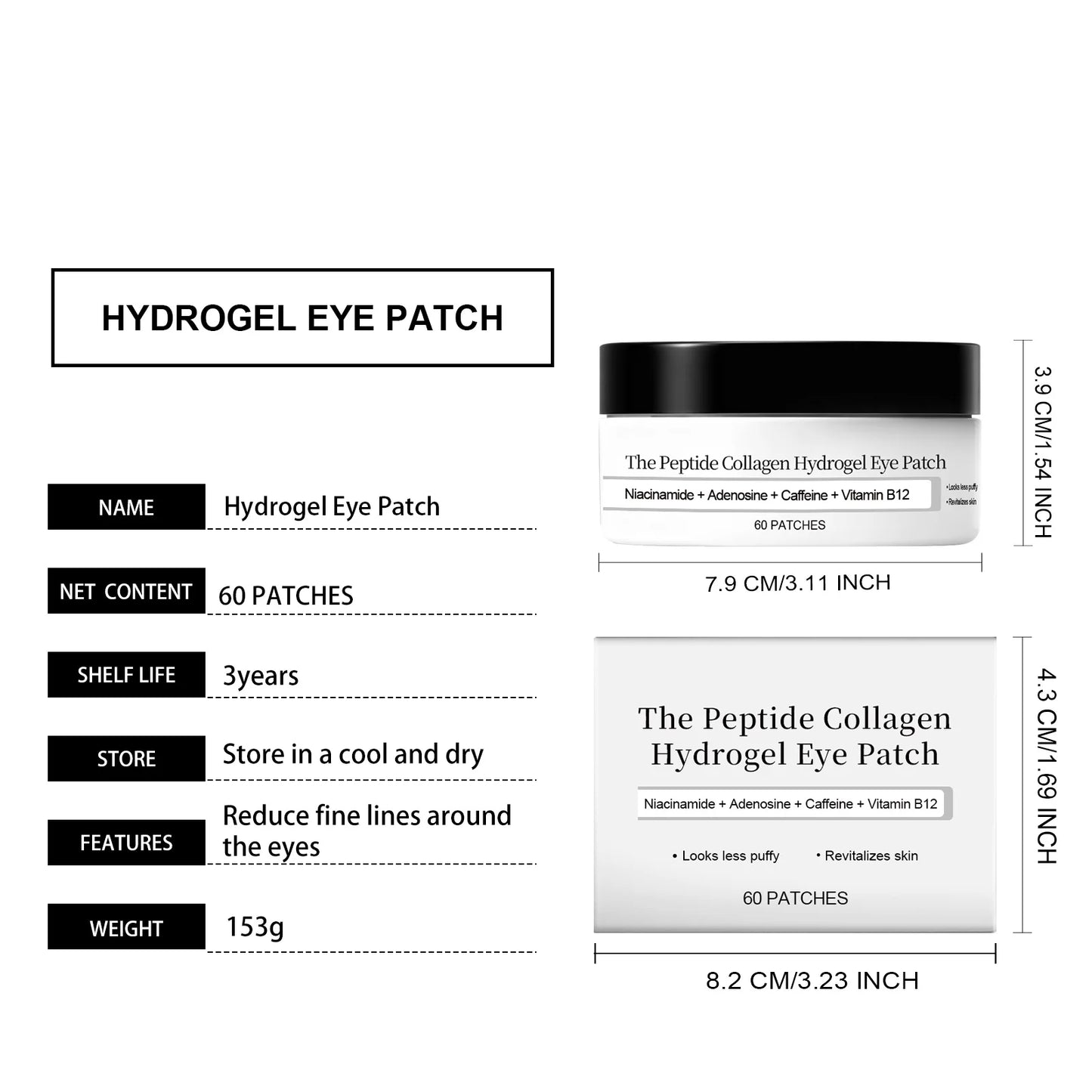 Patch yeux collagen Zinely